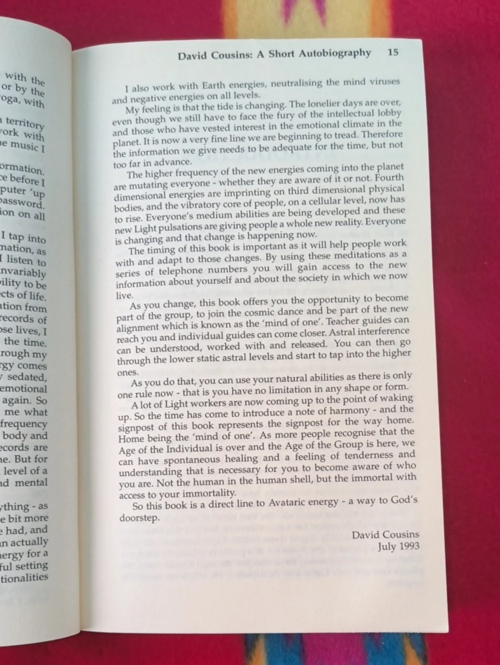David CousinsA Handbook for Light Workers by David Cousins (1994-05-03)